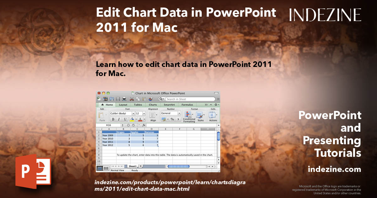 change linked data in powerpoint for mac